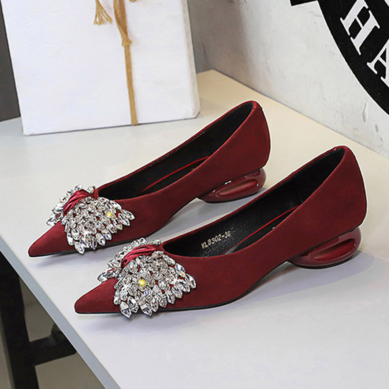 BIGTREE CRYSTAL Butterfly-kont - Womens Heels 评论和价格