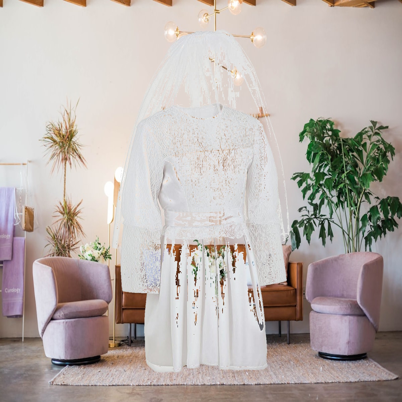 Costume for Girls Bridal Style - Lace Dress 评论和价格