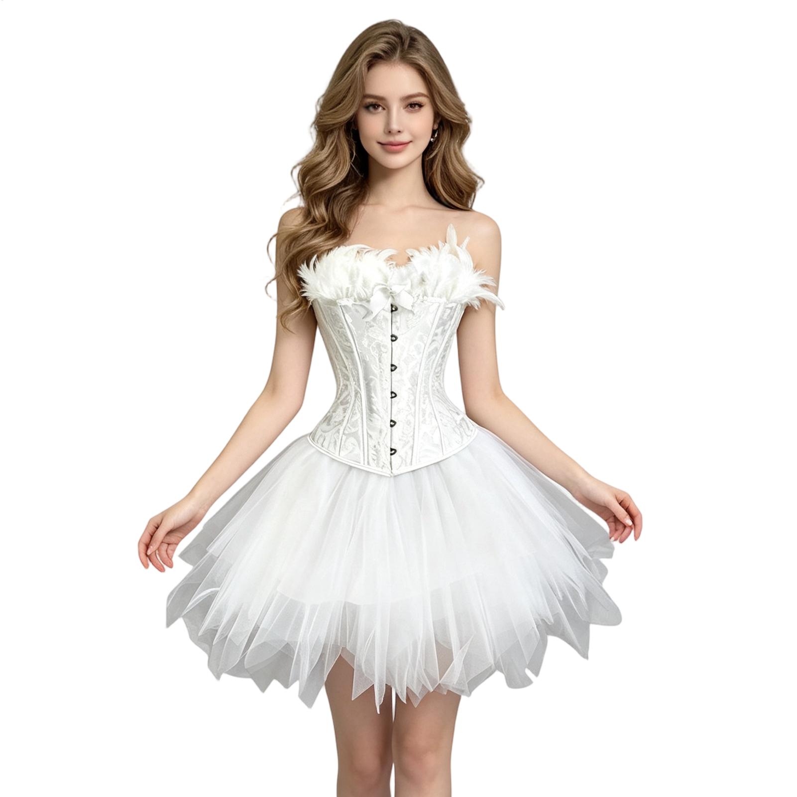 White Swan Outfit Soft Role-Pl - Formal Skirt 评论和价格