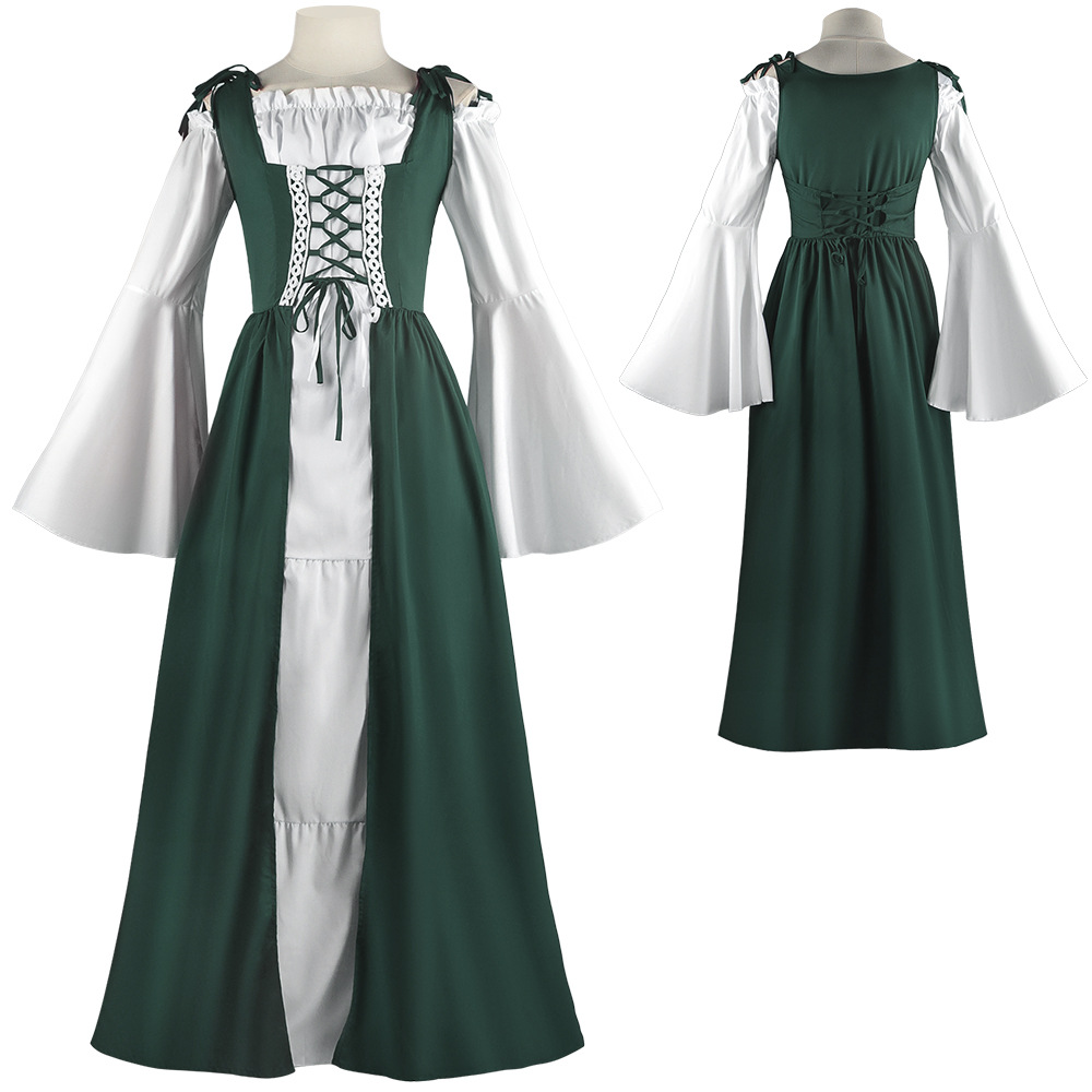 Medieval Steampunk Lace-up Dre - Lace Dress 评论和价格