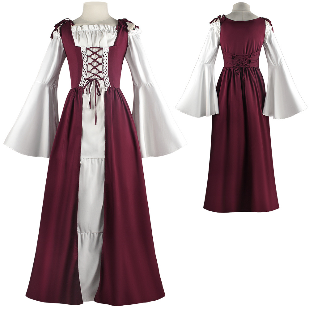Medieval Steampunk Lace-up Dre - Lace Dress 评论和价格