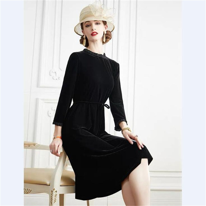 New Spring 2026 Women A-Line V - Midi Dress 评论和价格