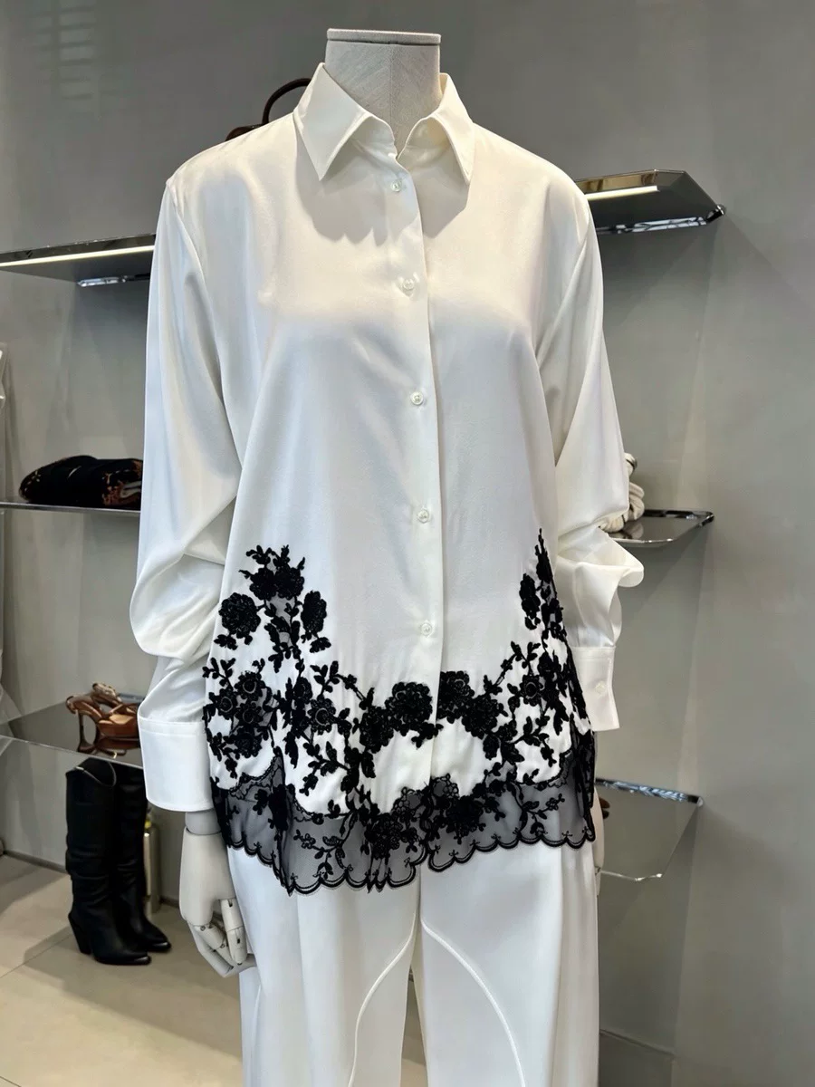 High Quality Silk Satin Women' - Silk Blouse 评论和价格