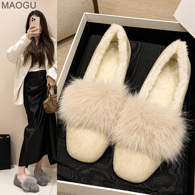 Women's Plush Flat Shoes 2025  - Womens Heels 评论和价格